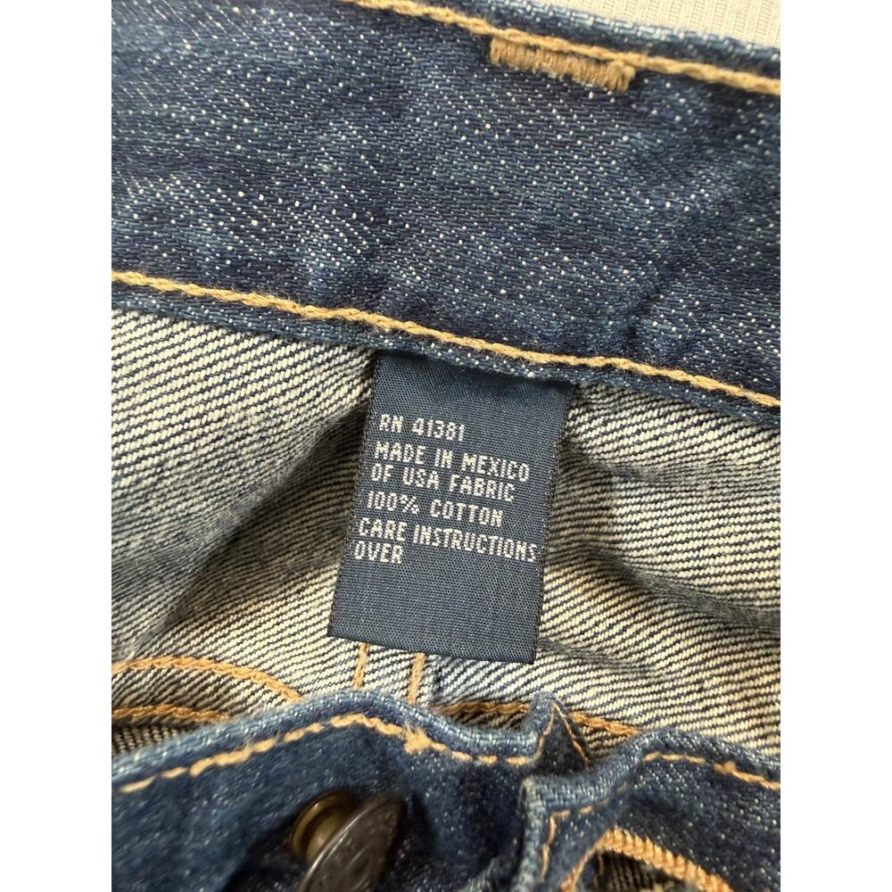 Polo Ralph Lauren Jeans Mens 38x32 Classic Straight Denim Blue 100% Cotton - Picture 7 of 9